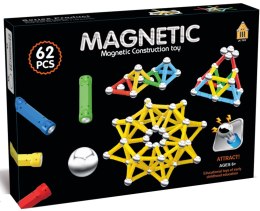 Klocki magnetyczne 62 elementy