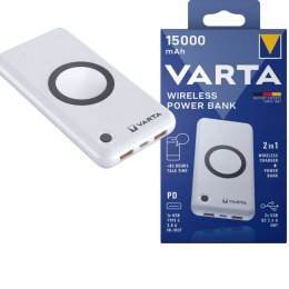 POWERBANK VARTA WIRELESS USB 15000mAh DIODY LED