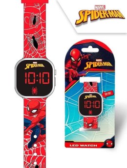 Zegarek LED z kalendarzem Spiderman