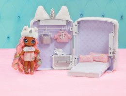 592365 Na! Na! Na! Surprise 3-in-1 Backpack Bedroom Unicorn Playset- Whitney Sparkles