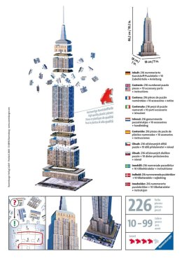 Ravensburger Puzzle 3D Budynki: Empire State Building 216 elementów 12553