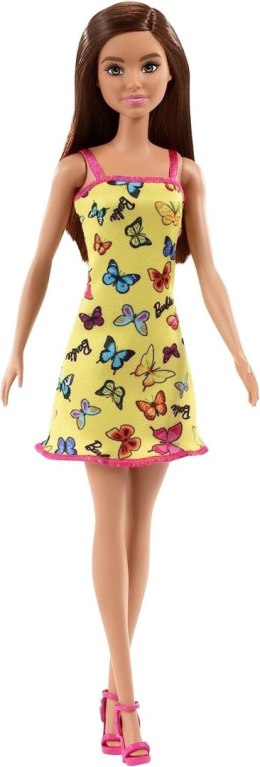 Barbie lalka HBV08 żółta sukienka
