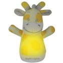 A baby soothing plush night light (giraffe doll)