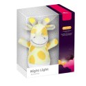 A baby soothing plush night light (giraffe doll)