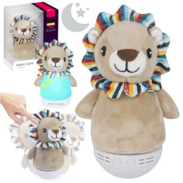 A baby soothing plush night light (lion doll)
