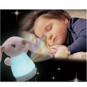 A baby soothing plush night light (rabbit doll)