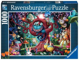 Ravensburger Puzzle 2D 1000 elementów: Prawie wszyscy są szaleni (Alicja w krainie czarów) 16456